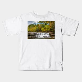 Taughannock Creek Tompkins County New York Kids T-Shirt